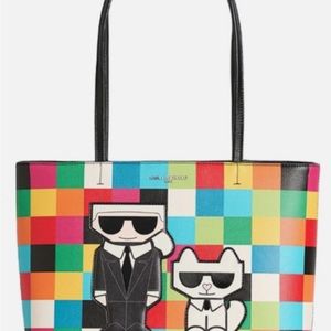 Karl Lagerfeld Zippered Tote/Shoulder Bag